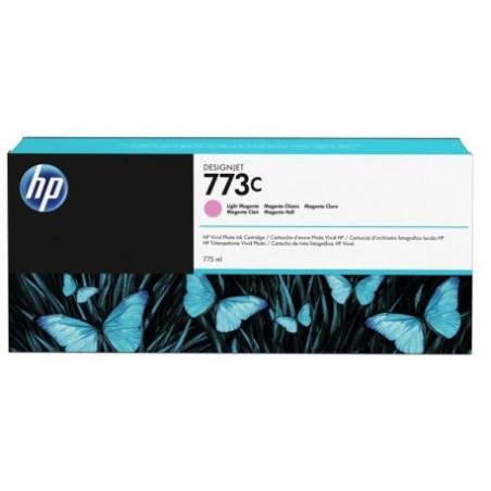 Cartouche d'encre magenta clair Designjet HP 773C de 775 ml (C1Q41A)