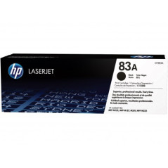 Cartouche de toner LaserJet HP 83A, noir, 1500 pages (CF283A)