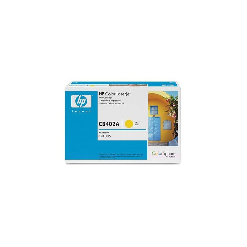 Cartouche d'impression jaune HP Color LaserJet CB402A (CB402A)