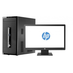 PC bureau HP ProDesk 400 G2 MT + Ecran 20" 