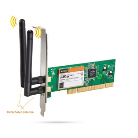 Tenda  Carte Wi-Fi Wireless N300 PCI Adapter W322P+
