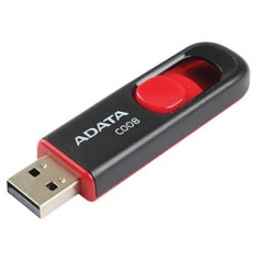 ADATA_AC008-16G-RKD AC008 CLE USB Adata Capless Sliding USB 2.0  16 gb Black