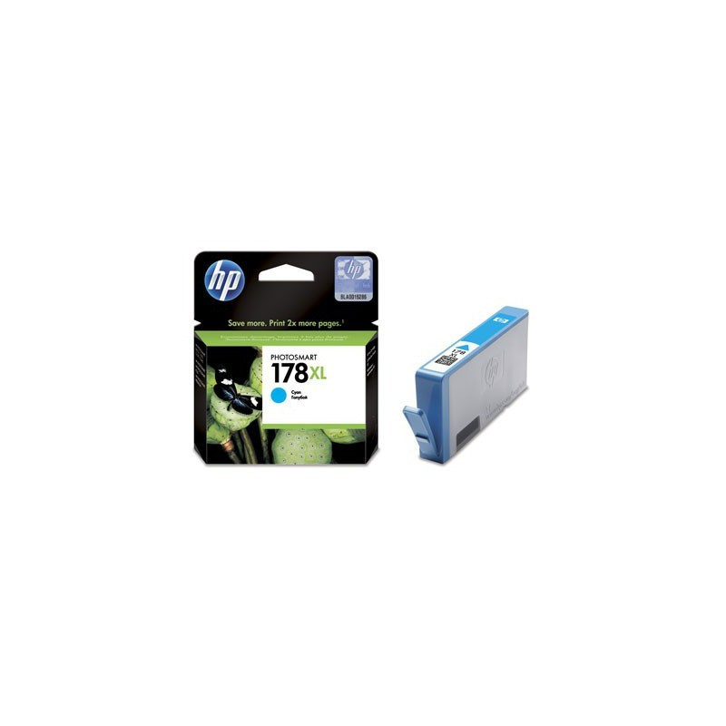 CB323HE HP 178XL Cyan Ink Cartridge