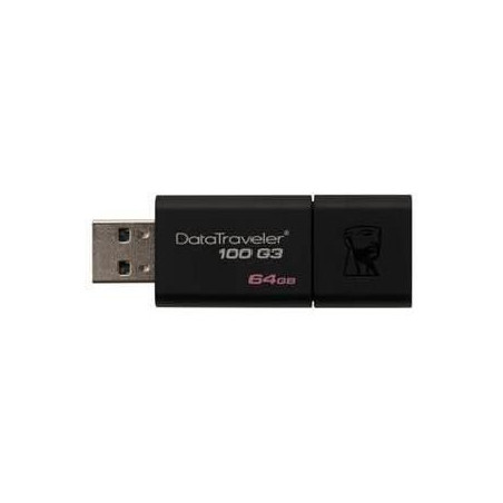 Kingston - DT100G3 - Clé USB 64 Go USB 3.0 - Clef USB 64 Go