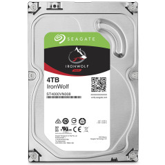 Disque dur interne Seagate NAS HDD IRONWOLF 4 To 64 Mo 3,5"- ST4000VN008