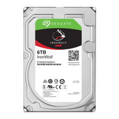 Disque dur interne Seagate NAS HDD IRONWOLF 6 To 128 Mo  3,5" - ST6000VN0041