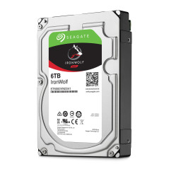 Disque dur interne Seagate NAS HDD IRONWOLF 6 To 128 Mo  3,5" - ST6000VN0041